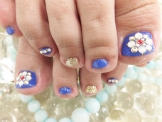 ◆ブルーデコラティヴネイル◆