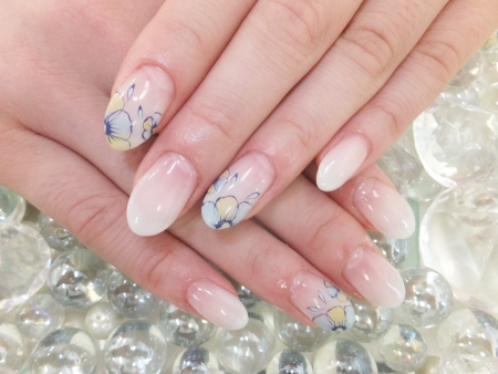 ◆フラワーグラデネイル◆