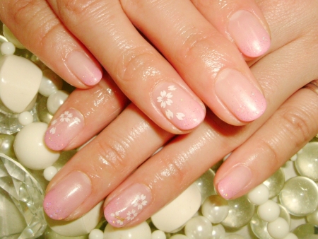 ★フェミニン桜ネイル★