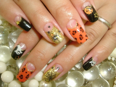 ★ハロウィンLOVeレオパネイル★