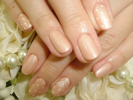 ◇ヌーディドットネイル◇