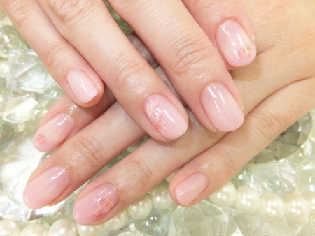 ◇スキンフラワーネイル◇