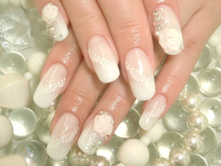 ☆Roseエレガントブライダルネイル☆