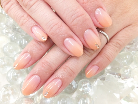 ◆スモーキーオレンジネイル◆