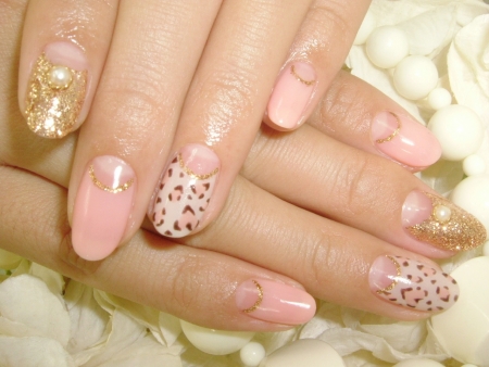 ◆LOveレオパードネイル◆