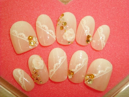 ◇レースビジューチップ◇